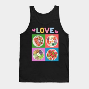 Healthy Snacks Are My Love Language Tank Top